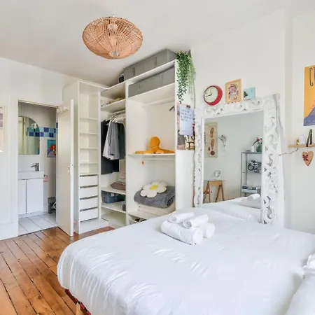 Lovely 1br Flat Near Voltaire Metro Station Apartment
